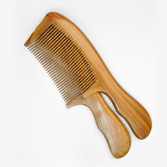 Natural Sandalwood Comb – Anti-Static Wooden Hair Comb