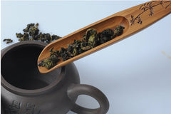 Fish-Shaped Bamboo Tea Spoon for Tea Ceremony