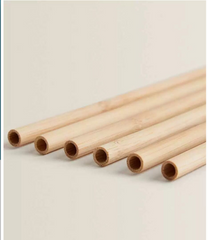 Eco-Friendly Biodegradable Bamboo Drinking Straws with Brush
