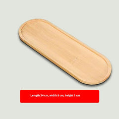 Round Bamboo Cup Mat Creative Tea Tray