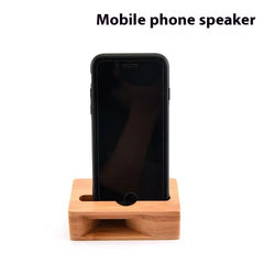 Eco-Friendly Bamboo Wooden Loudspeaker Phone Stand