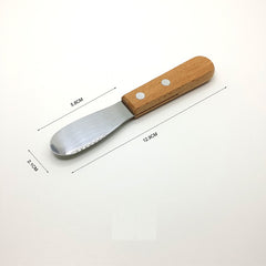 Stainless Steel Butter Spatula with Wooden Handle