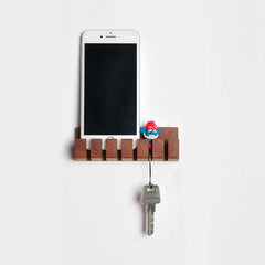 Wooden Cable Organizer – Anti-Tangle Desk Cord Holder