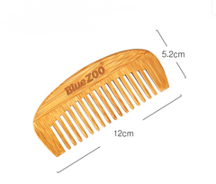Natural Bamboo Wooden Hair Comb – Anti-Static Scalp Massager & Styling Tool