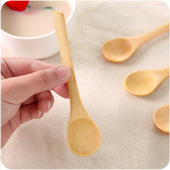 Eco-Friendly Wooden Spoon Set for Coffee & Desserts