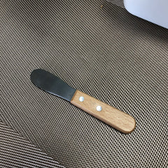 Stainless Steel Wooden Handle Butter Knife Jam Spreader