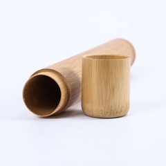 Eco-Friendly Bamboo Toothbrush Travel Case – Portable Wooden Holder