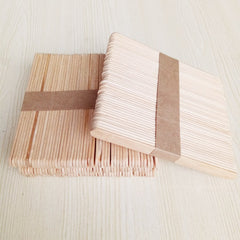 Natural Wooden Craft Sticks for DIY Projects