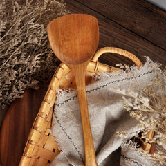 Handcrafted Wooden Cooking Spatula for Nonstick Cookware