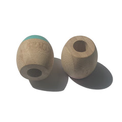 Eco-Friendly Round Bamboo Toothbrush Holder Stand Base