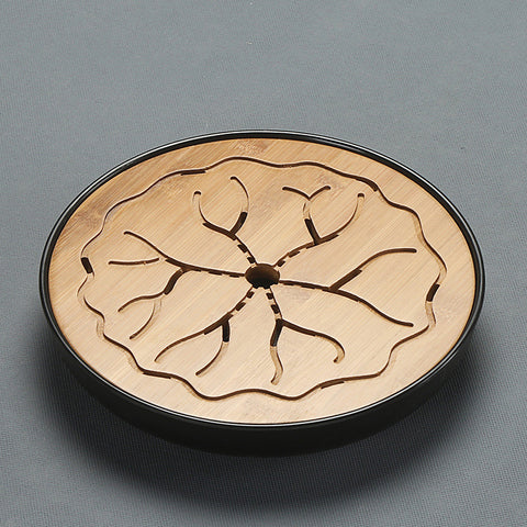 Eco-Friendly Bamboo Tea Tray Table for Home