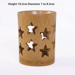 Eco-Friendly Bamboo Toothbrush Holder Travel Wash Cup