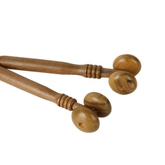 Wooden Sandalwood Handheld Massager – Relaxing Push Roller for Stress Relief