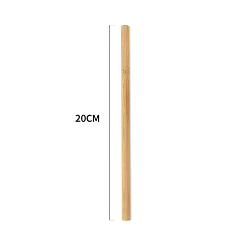 Eco-Friendly Disposable Bamboo Drinking Straws Set