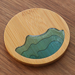 Bamboo Kung Fu Tea Cup Coaster Mat