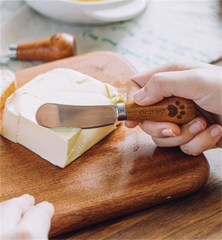 Mini Stainless Steel Butter Knife with Cocoa Bear Handle