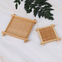 Eco-Friendly Bamboo Tea Cup Mat Coaster
