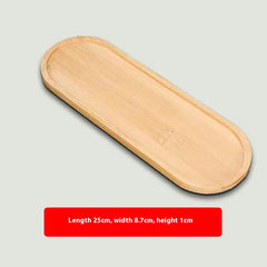 Round Bamboo Cup Mat Creative Tea Tray