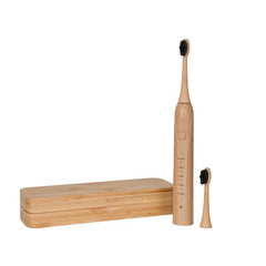 Bamboo USB Rechargeable Electric Toothbrush with Case