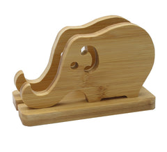 Bamboo Wood Mobile Phone & Tablet Holder Stand