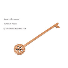 2pcs Wooden Honey Dipper Stick for Tea