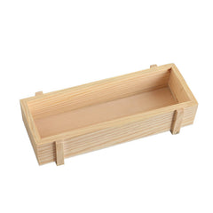 Rectangular Wooden Desktop Storage Box – Organizer for Home & Office