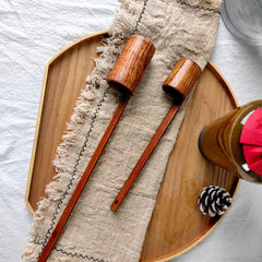 Handmade Wooden Wine Dipper Spoon for Serving