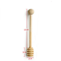 Simple Wooden Honey Dipper Stick – Natural & Wax-Free