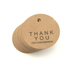 100pcs Kraft Paper Gift Tags with Strings