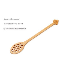 2pcs Wooden Honey Dipper Stick for Tea