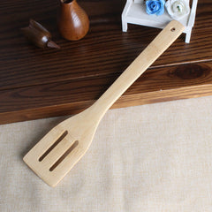 Eco-Friendly Bamboo Cooking Spatula for Non-Stick Pans