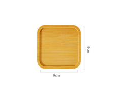 Heart-Shaped Bamboo Tray | Eco-Friendly Wooden Plate