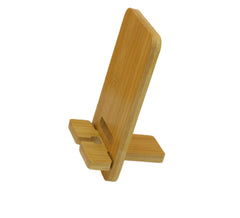 Bamboo Wood Mobile Phone & Tablet Holder Stand