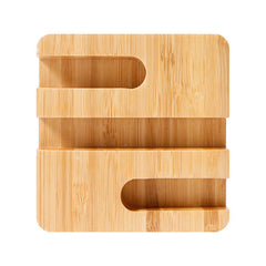 Natural Bamboo Desktop Organizer Stand for Small Items