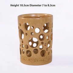 Eco-Friendly Bamboo Toothbrush Holder Travel Wash Cup