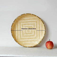 Handmade Bamboo Drying Tray – Natural Kitchen Storage