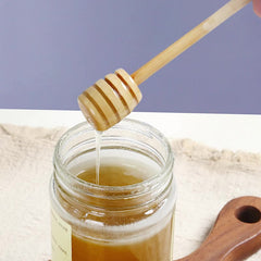 Simple Wooden Honey Dipper Stick – Natural & Wax-Free
