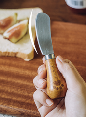 Mini Stainless Steel Butter Knife with Cocoa Bear Handle