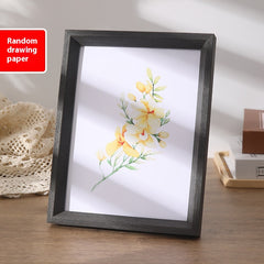 Nordic Style Wooden Photo Frame – Minimalist Table & Wall Decoration