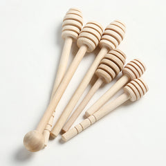 Simple Wooden Honey Dipper Stick – Natural & Wax-Free