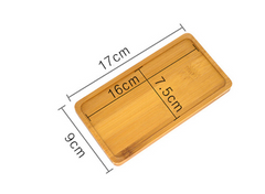 Heart-Shaped Bamboo Tray | Eco-Friendly Wooden Plate